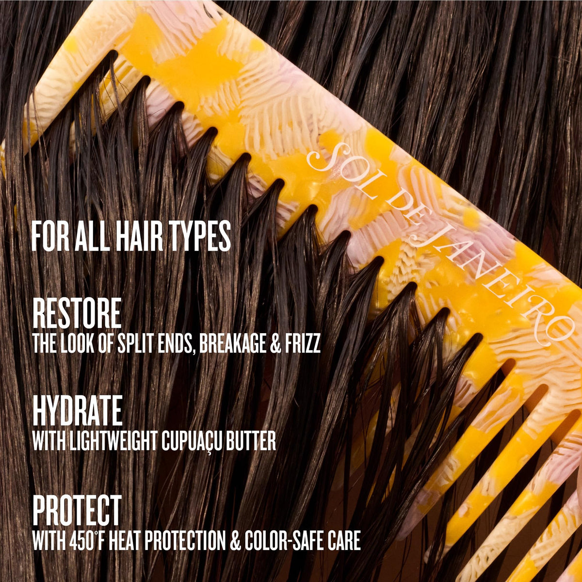 Vue arrière du flacon de Sol de Janeiro Milky Leave-In Conditioner 290g