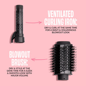 Vue arrière du FoxyBae Super Styler avec cordon pivotant