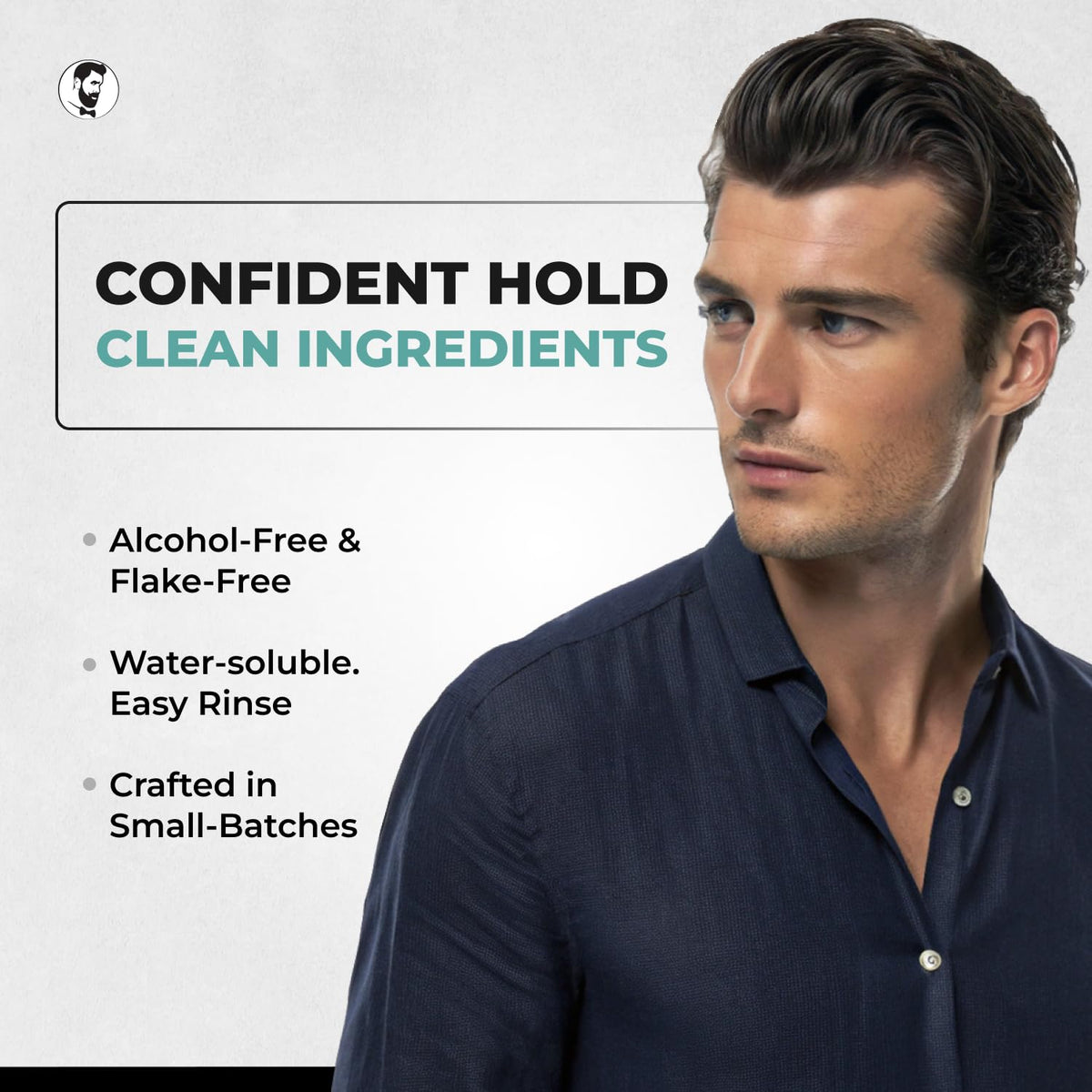 Vue arrière du gel coiffant Gentlemen Republic 16oz