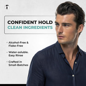 Vue arrière du gel coiffant Gentlemen Republic 16oz