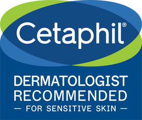 Vue arrière du gel douche apaisant Cetaphil Restoraderm