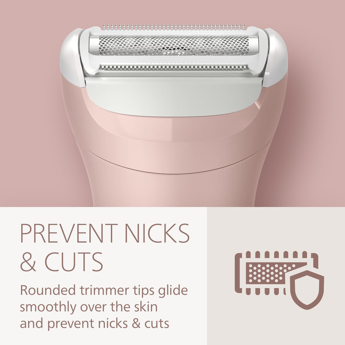 Vue arrière du PHILIPS Lady Shaver 6000