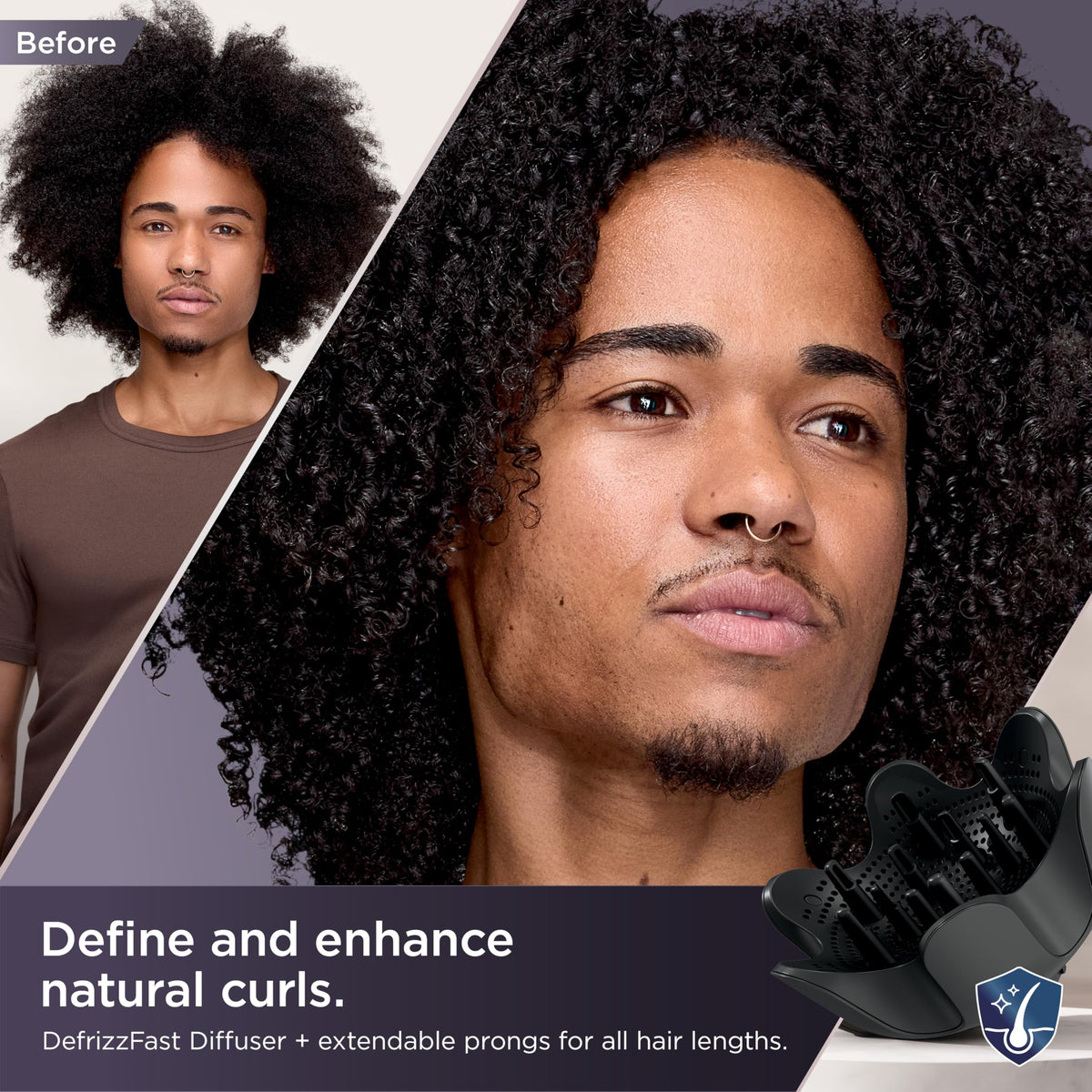 Vue arrière du sèche-cheveux Shark SpeedStyle Pro FLEX