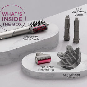 Vue arrière du Shark FlexFusion Styler avec cordon d'alimentation