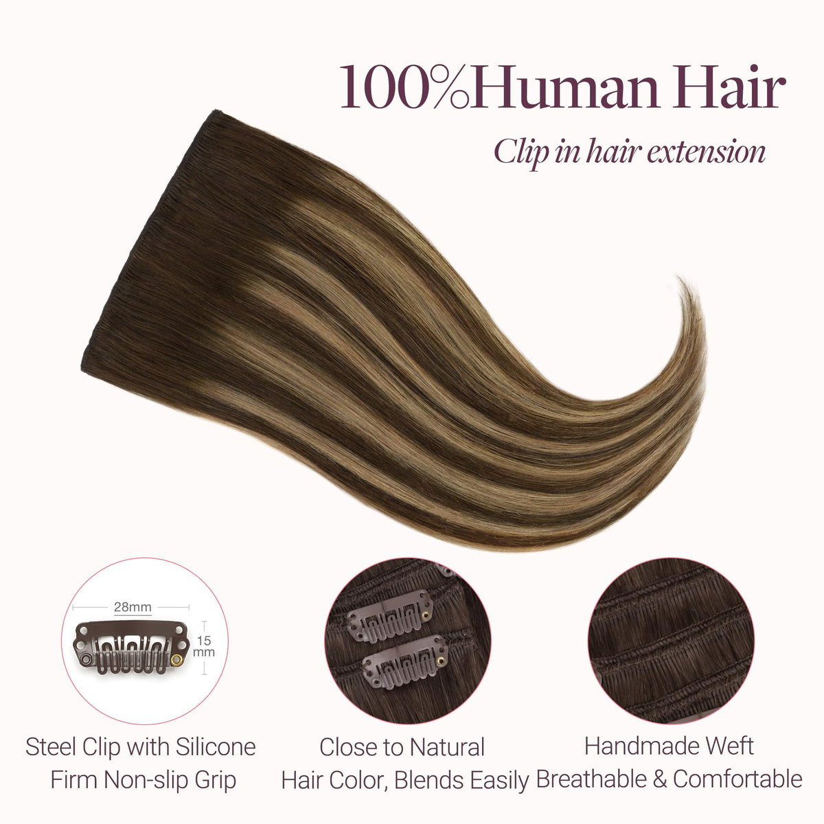 Vue d'ensemble des extensions capillaires GOO GOO avec éclairage