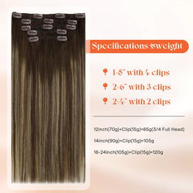 Vue d'ensemble des extensions de cheveux Sunny Hair en paquet