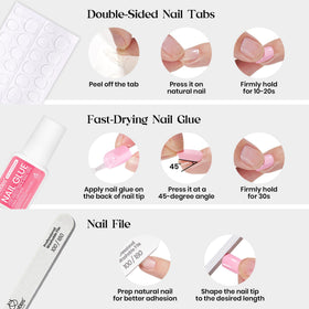 vue d'ensemble du kit d'ongles pressés beetles Gel Polish