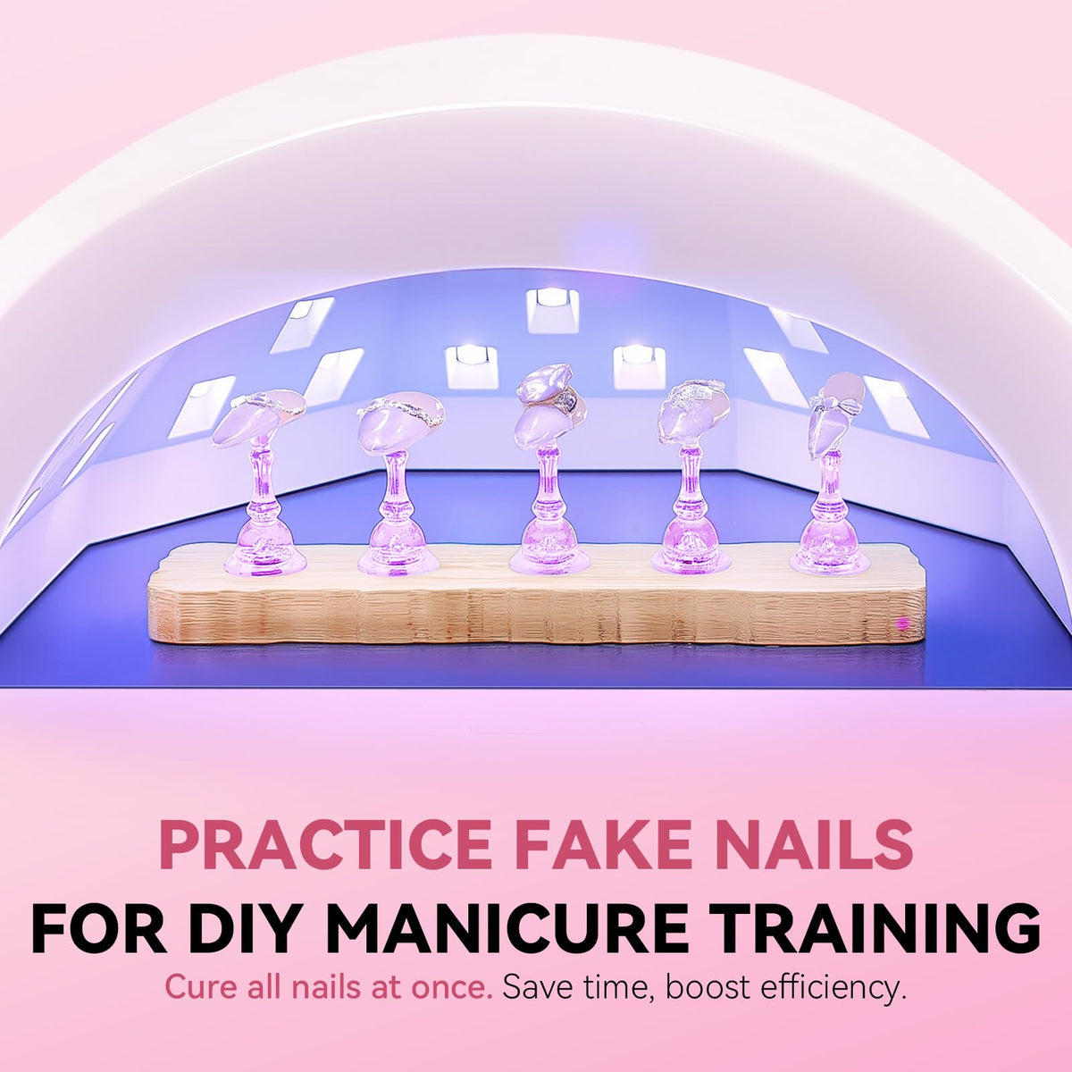 Vue d'ensemble du kit de pratique d'ongles ESUOHYM