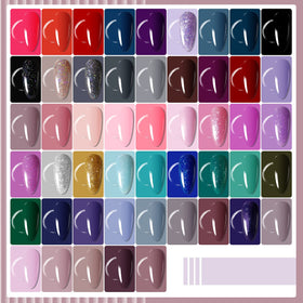 Vue d'ensemble du set de vernis à ongles JODSONE avec couleurs variées