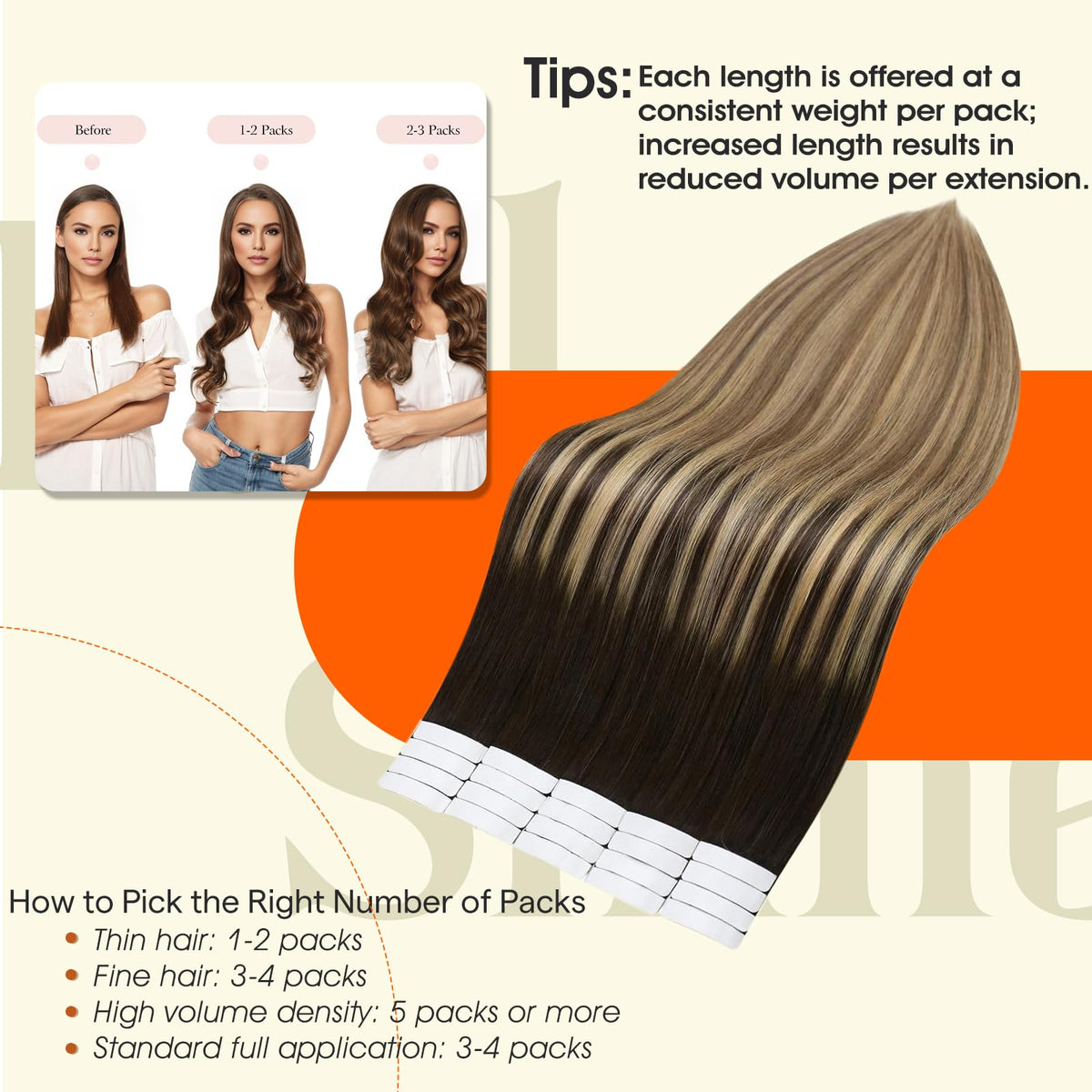 Vue de côté des extensions cheveux tissés Full Shine pour un look naturel