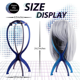 Vue de côté du support de perruque Dreamlover pliable