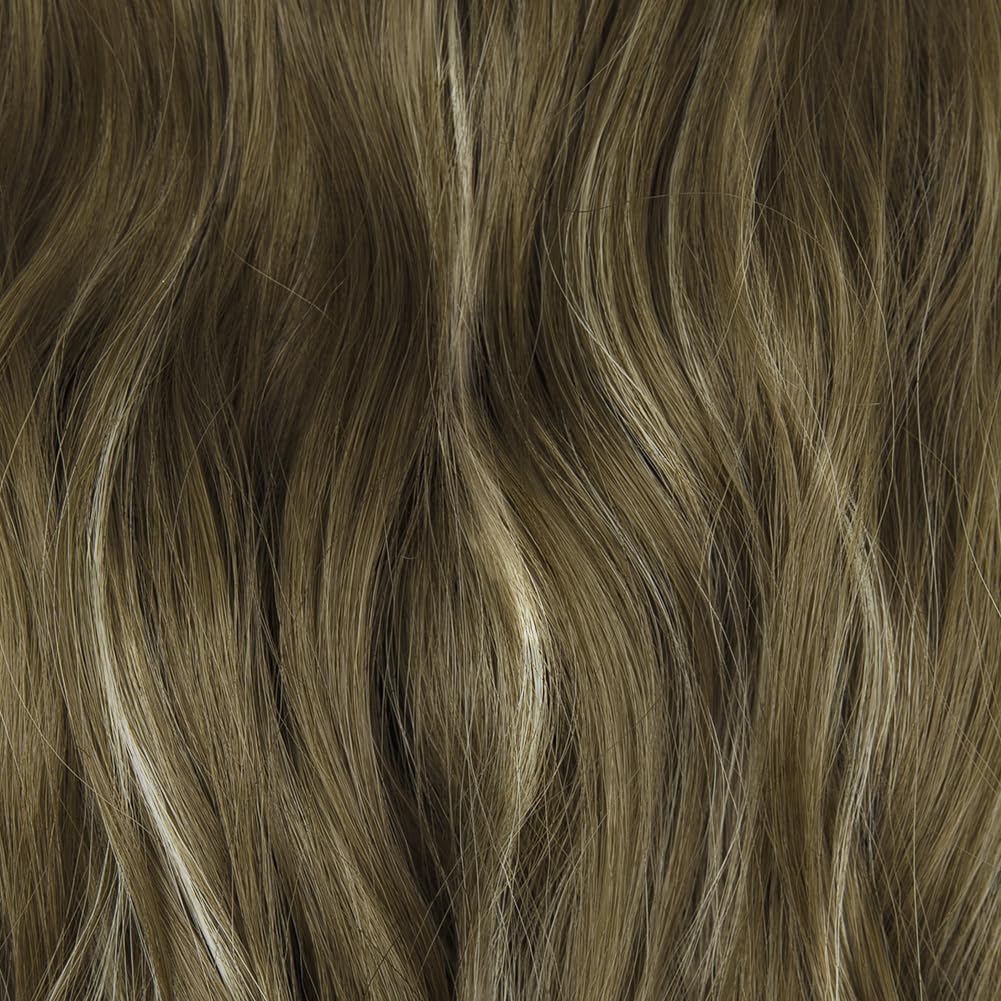 Vue de dos des extensions de cheveux LEEONS installées