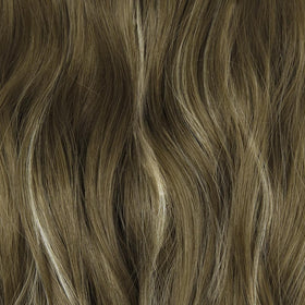Vue de dos des extensions de cheveux LEEONS installées