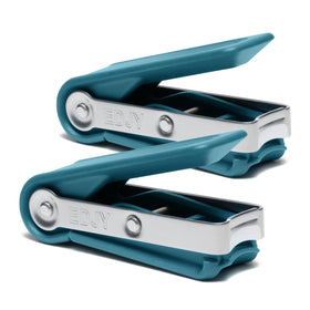 Vue de face du coupe-ongles EDJY en acier inoxydable