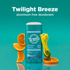 Vue de face du déodorant Tom's of Maine avec emballage recyclable