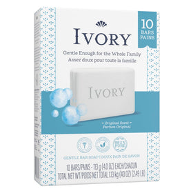 Vue de face du savon Ivory Bar Original