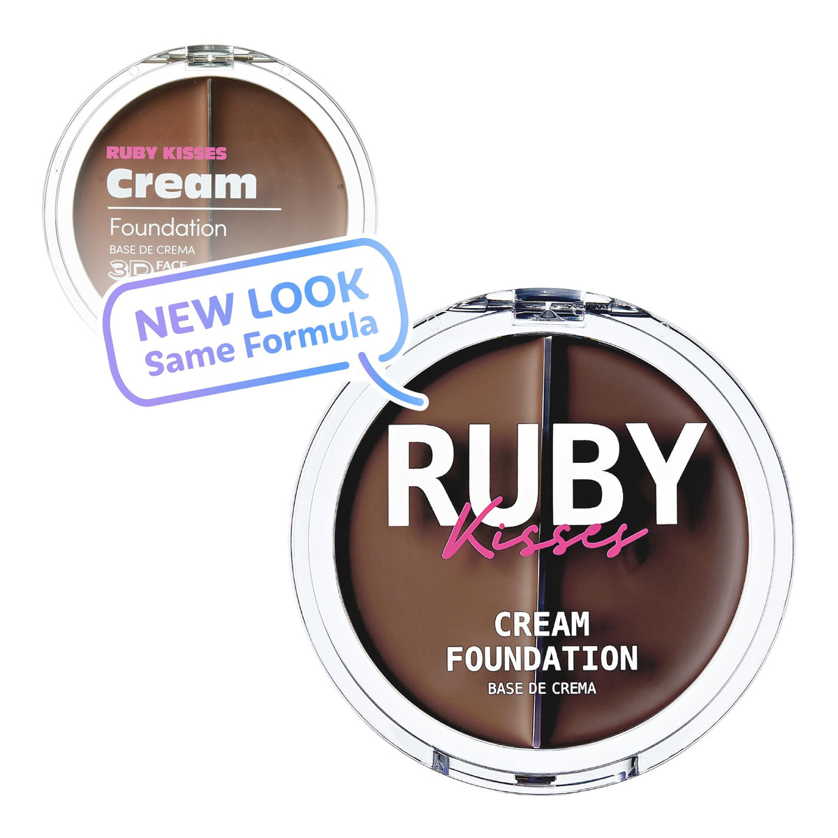 Vue de l'arrière du Ruby Kisses 3D Face Creator 50g