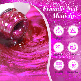 Vue de l'emballage du vernis gel magnétique Dragon Fruit de Born Pretty