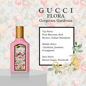 Vue de l'ensemble du coffret Gucci Flora pour femmes