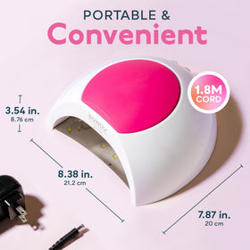 Vue de l'intérieur de la lampe UV SUNUV pour ongles en gel