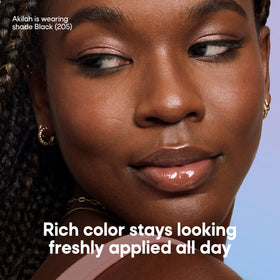 Vue de la couleur noire du crayon eyeliner Almay 205