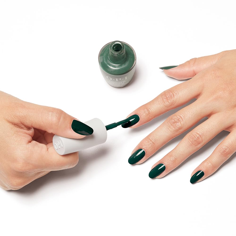 Vue de la palette de couleurs inspirées de la nature du vernis OPI