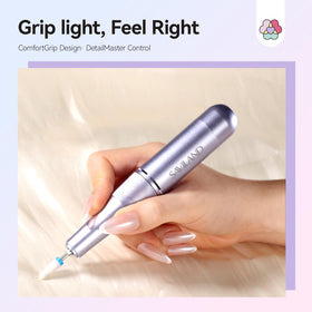 Vue de la perceuse à ongles SAVILAND avec lumière colorée