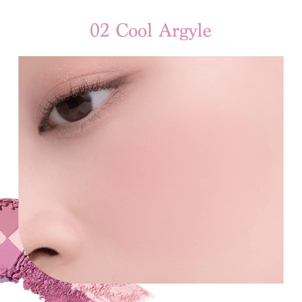 Vue de la texture de la poudre du blush dasique Mood Cheek #05
