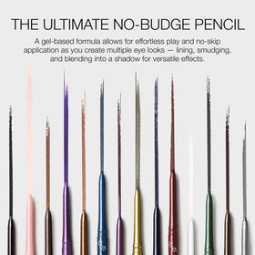 Vue de profil du crayon eyeliner stila Damsel Brun Foncé