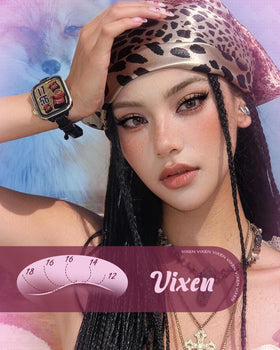 Vue des clusters de cils Vixen dans le kit OKAYLOVE