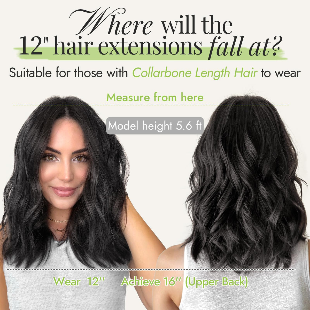 Vue des extensions de cheveux KooKaStyle portées sur une coiffure