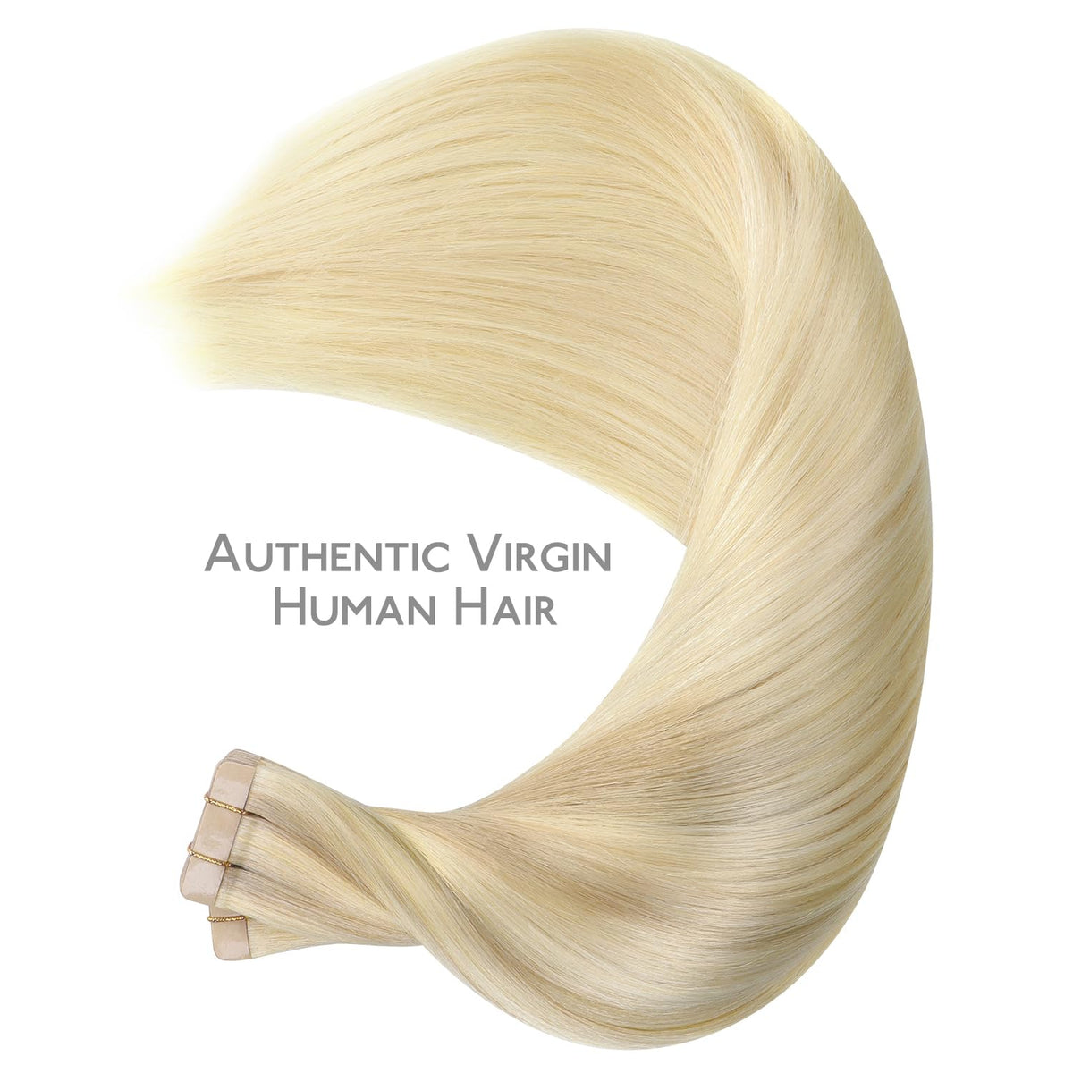 Vue des extensions de cheveux Wennalife en application