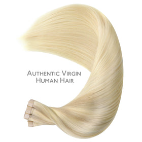 Vue des extensions de cheveux Wennalife en application