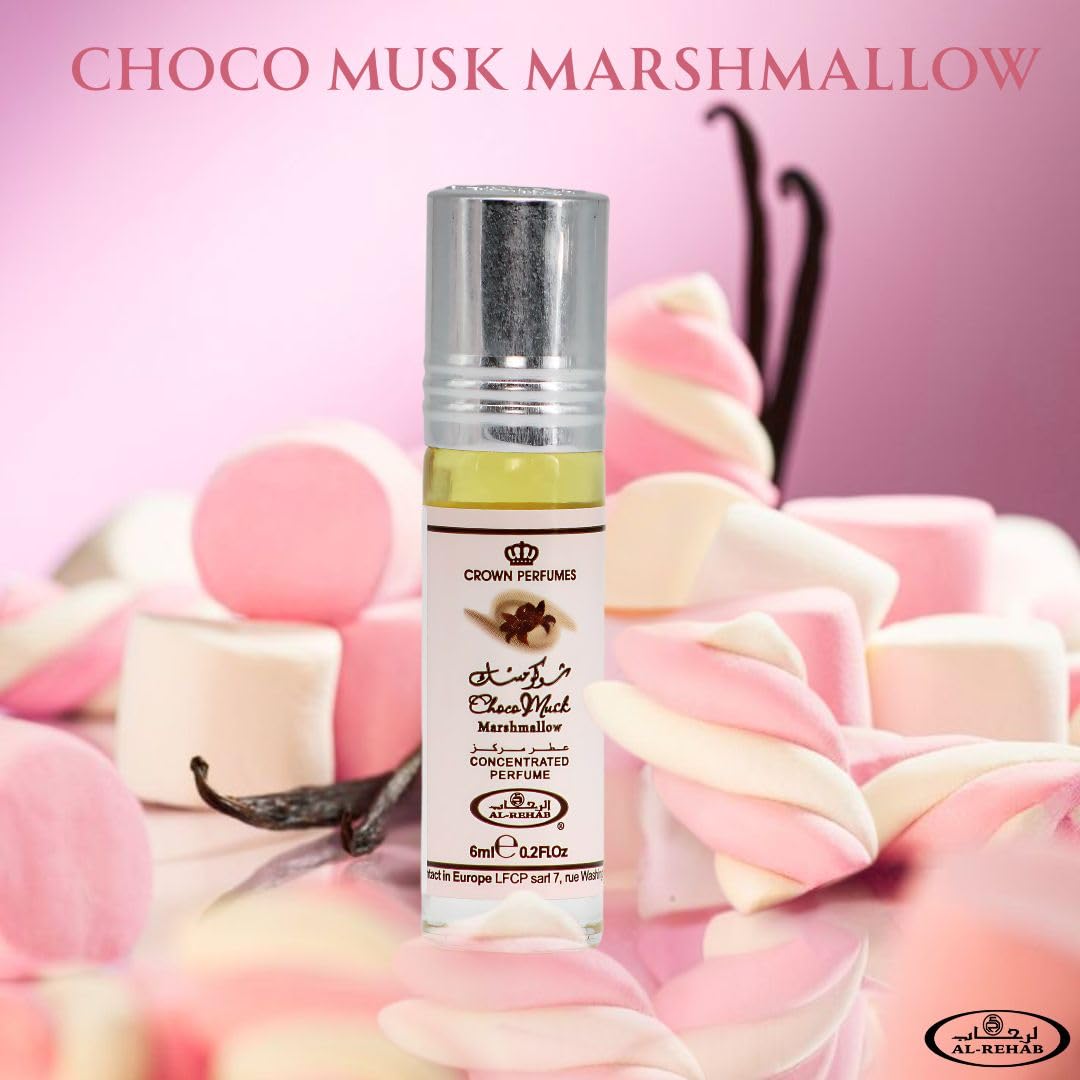 Vue des notes de parfum Al-Rehab Choco Musk Marshmallow