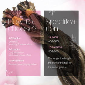 Vue des pointes en kératine des extensions Moresoo