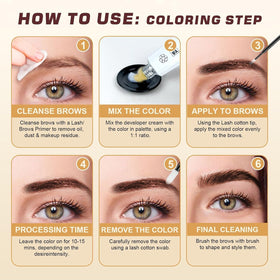 Vue des produits du kit de couleur WEILNELL avec crème développeuse