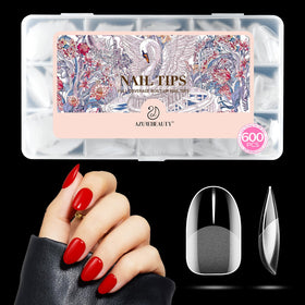 Vue des tips d'ongles AZUREBEAUTY dans un salon de manucure