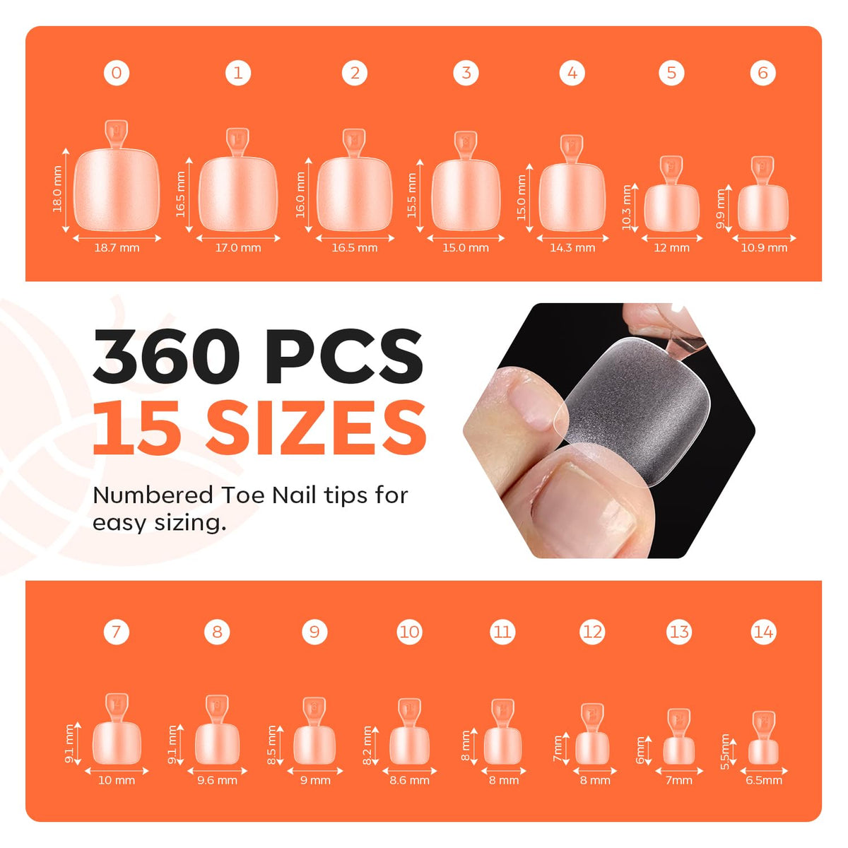 vue des tips d'ongles de pied sur un fond de table