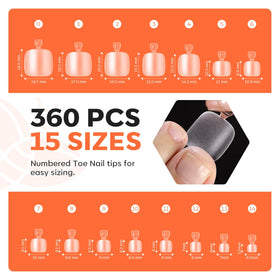 vue des tips d'ongles de pied sur un fond de table