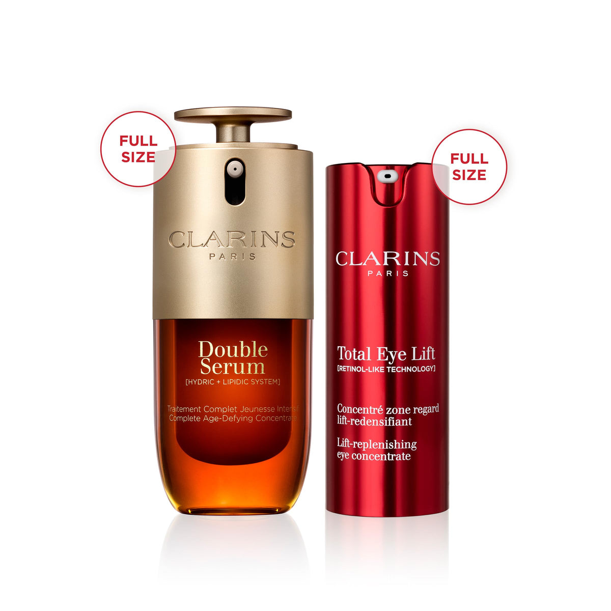 Vue du Double Serum CLARINS en format standard