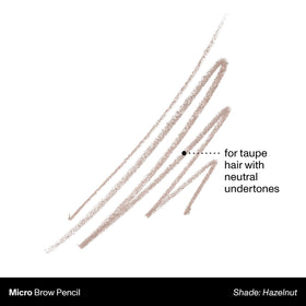 Vue du pinceau spoolie du crayon à sourcils MORPHE