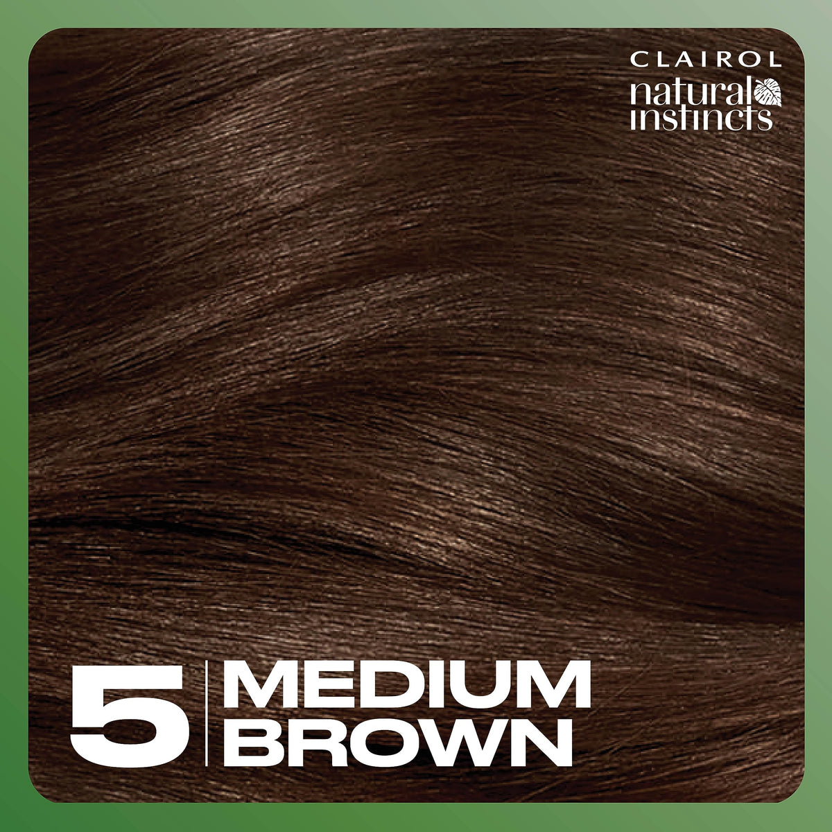 Vue du produit Clairol avec mise en avant de la brillance des cheveux