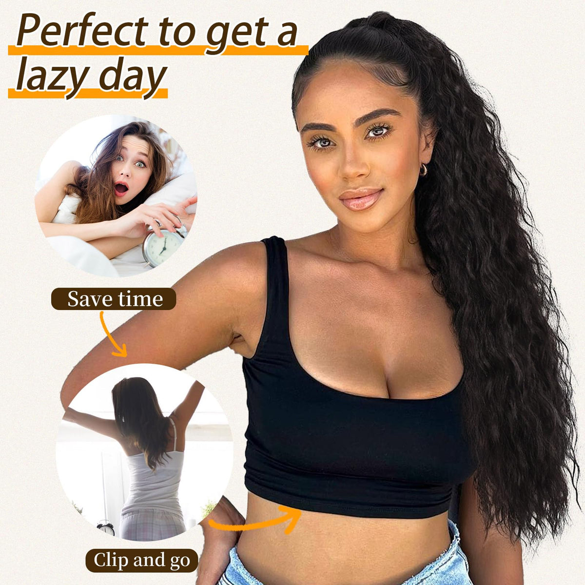 Vue latérale de l'extension de queue de cheval ORSUNCER