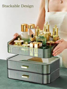 Vue latérale de l'organisateur de maquillage MIUOPUR