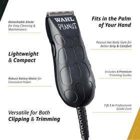 Vue latérale de la tondeuse Wahl Professional