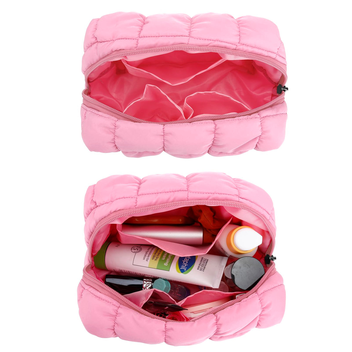 Vue latérale de la trousse de maquillage E-Tree avec design chic