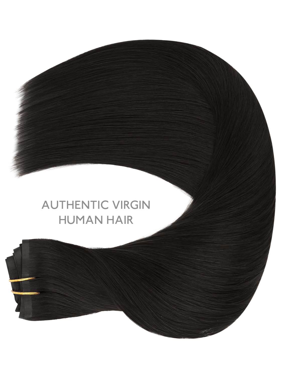 Vue latérale des extensions capillaires Wennalife sur une surface claire