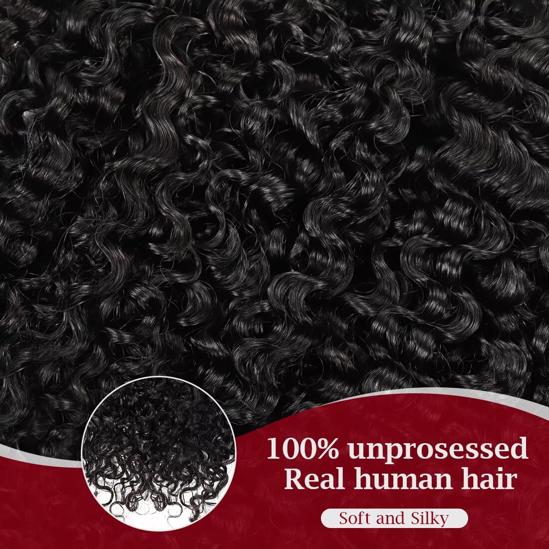 Vue latérale des extensions de cheveux LOLLY HAIR légères
