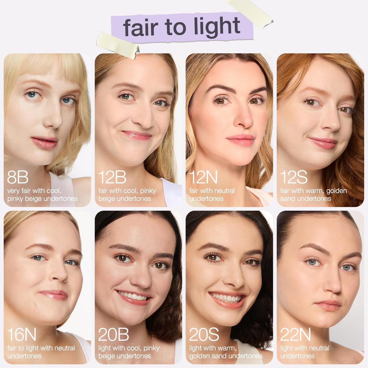 vue latérale du correcteur Tarte Shape Tape 22B beige clair