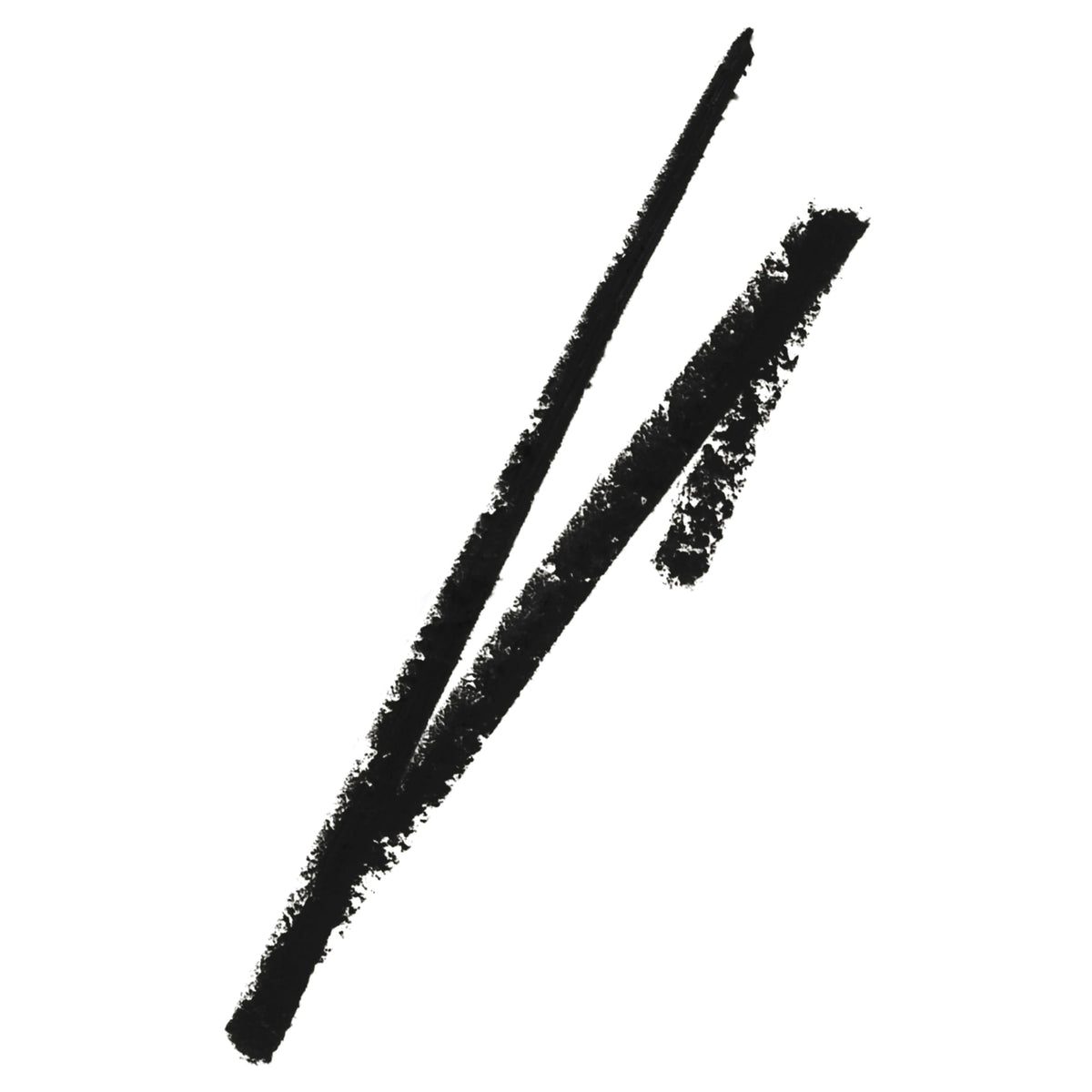 Vue latérale du crayon à sourcils NYX Blade & Shade noir